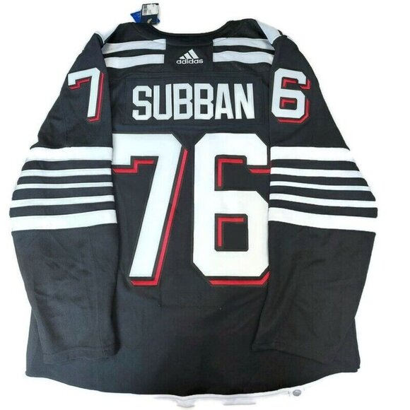Adidas Authentic New Jersey Devils P.K. Subban Alternate Third NN Jersey Sz 46 - Picture 2 of 10